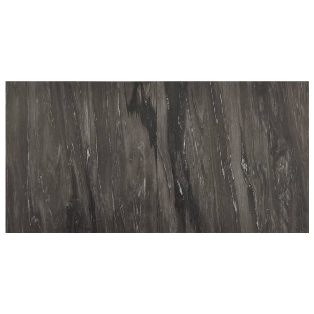 Listoni Pavimenti Autoadesivi 55 pz in PVC 5,11 m² Grigio Scuro