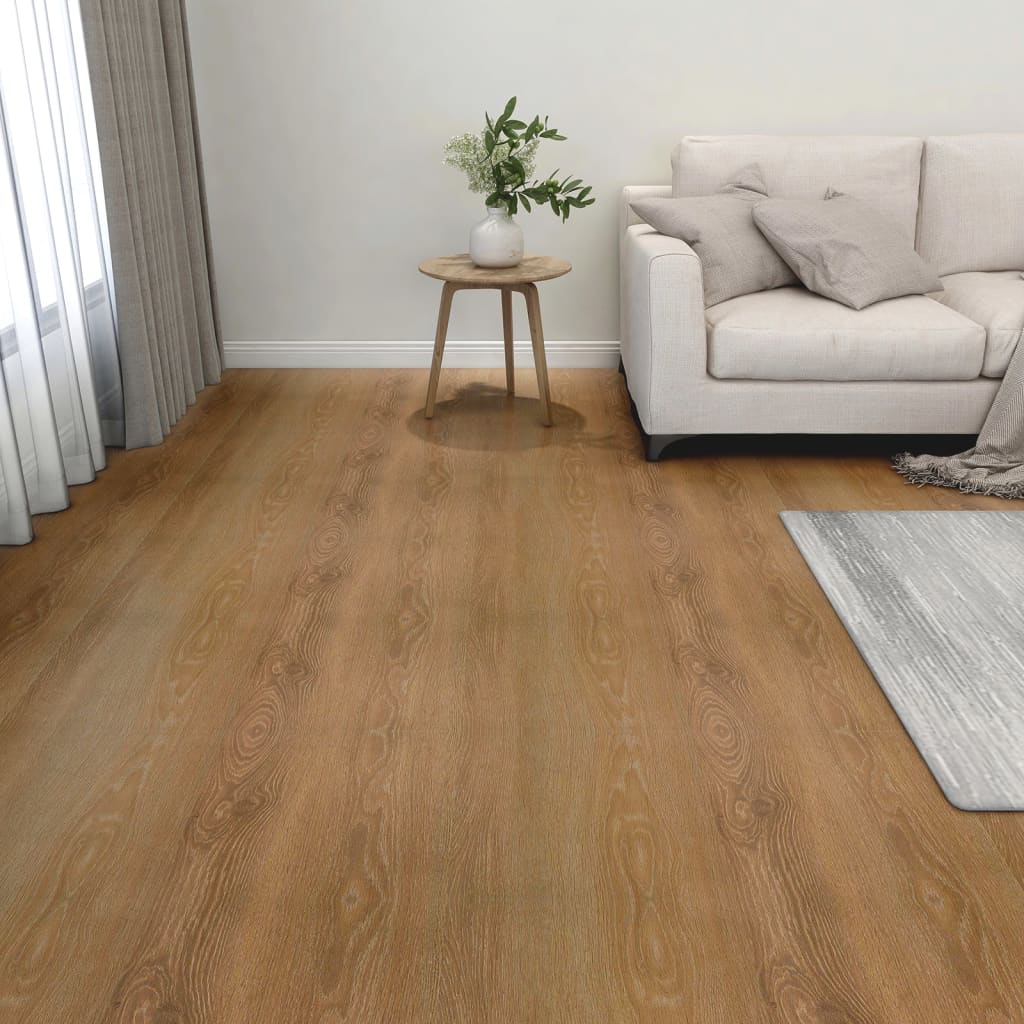Listoni per Pavimenti Autoadesivi 55 pz in PVC 5,11 m² Marroni