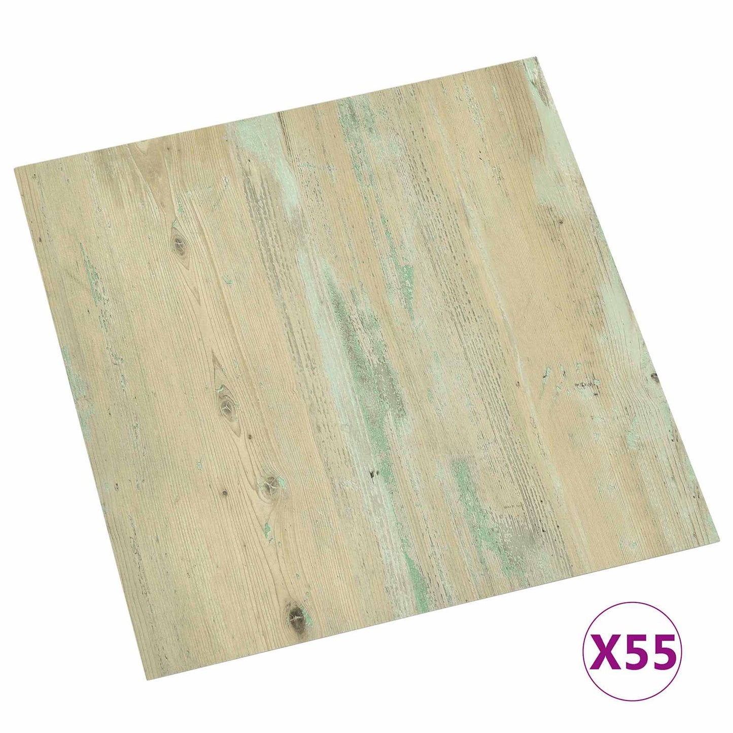 Tavole per Pavimenti 55 pcs Marrone Chiaro 5,11 mÂ² PVC