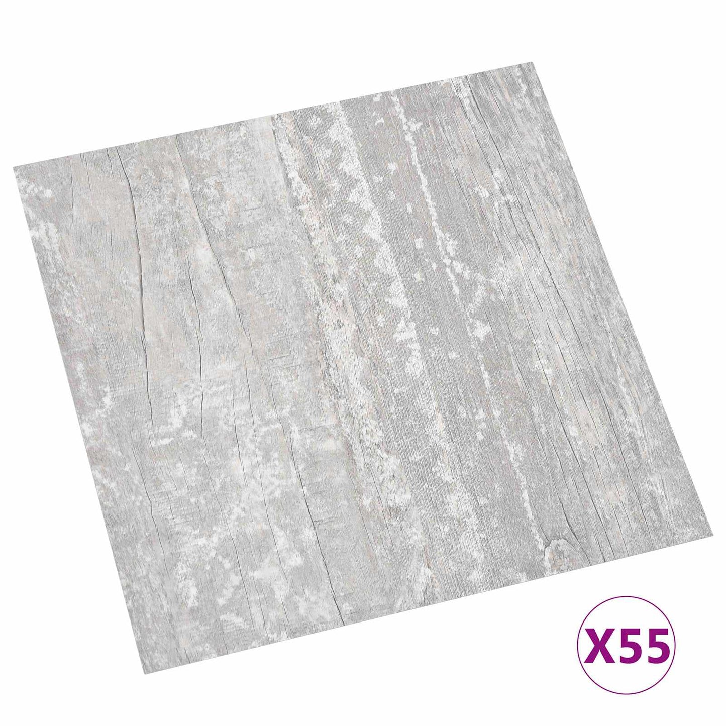 Tavole per Pavimenti 55 pcs Grigio 5,11 mÂ² PVC