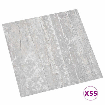 Tavole per Pavimenti 55 pcs Grigio 5,11 mÂ² PVC