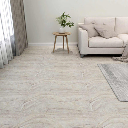 Tavole per Pavimenti 55 pcs Beige 5,11 mÂ² PVC