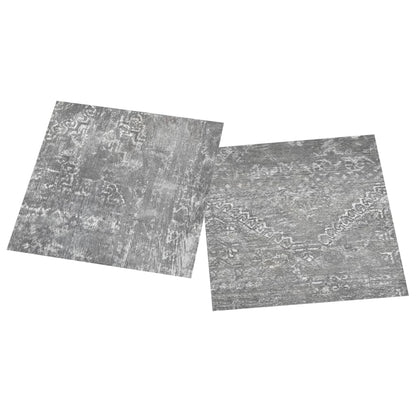 Listoni Pavimenti Autoadesivi 55 pz PVC 5,11 m² Grigio Cemento