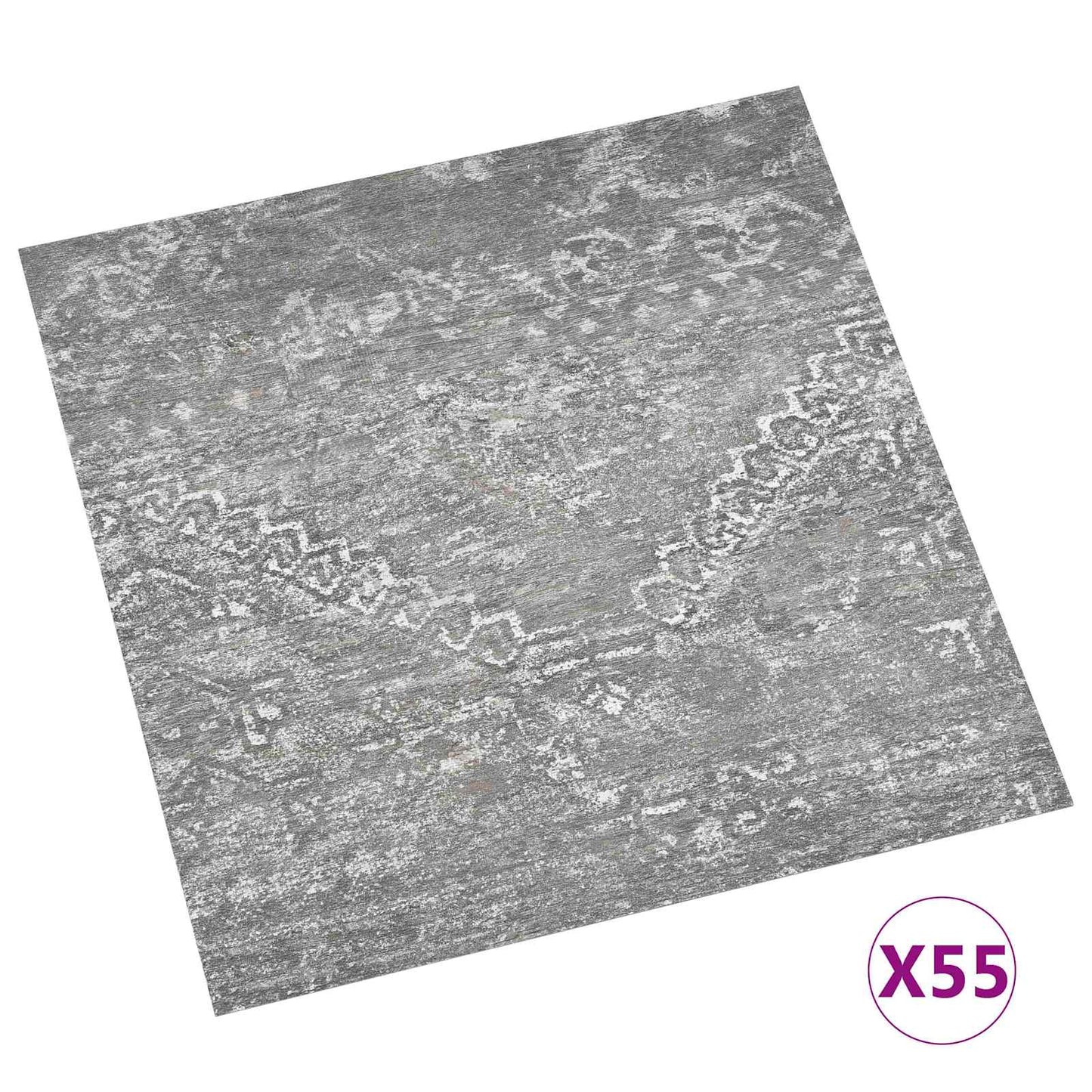 Tavole per Pavimenti 55 pcs Grigio Cemento 5,11 mÂ² PVC