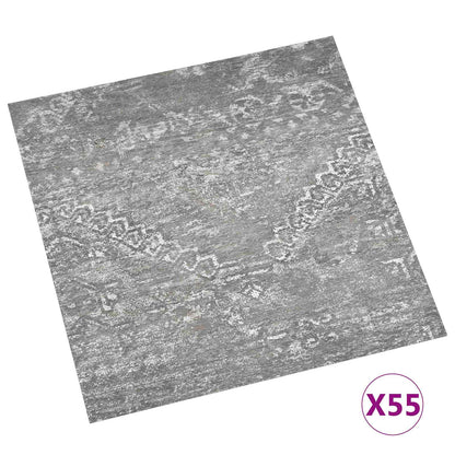 Tavole per Pavimenti 55 pcs Grigio Cemento 5,11 mÂ² PVC