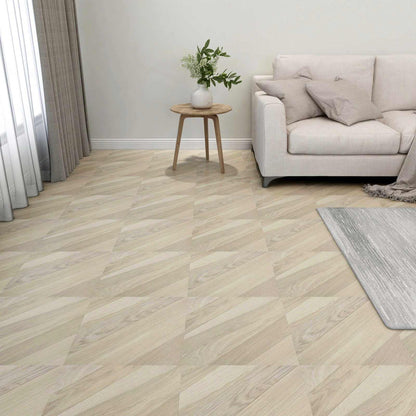 Tavole per Pavimenti 55 pcs Beige 5,11 mÂ² PVC