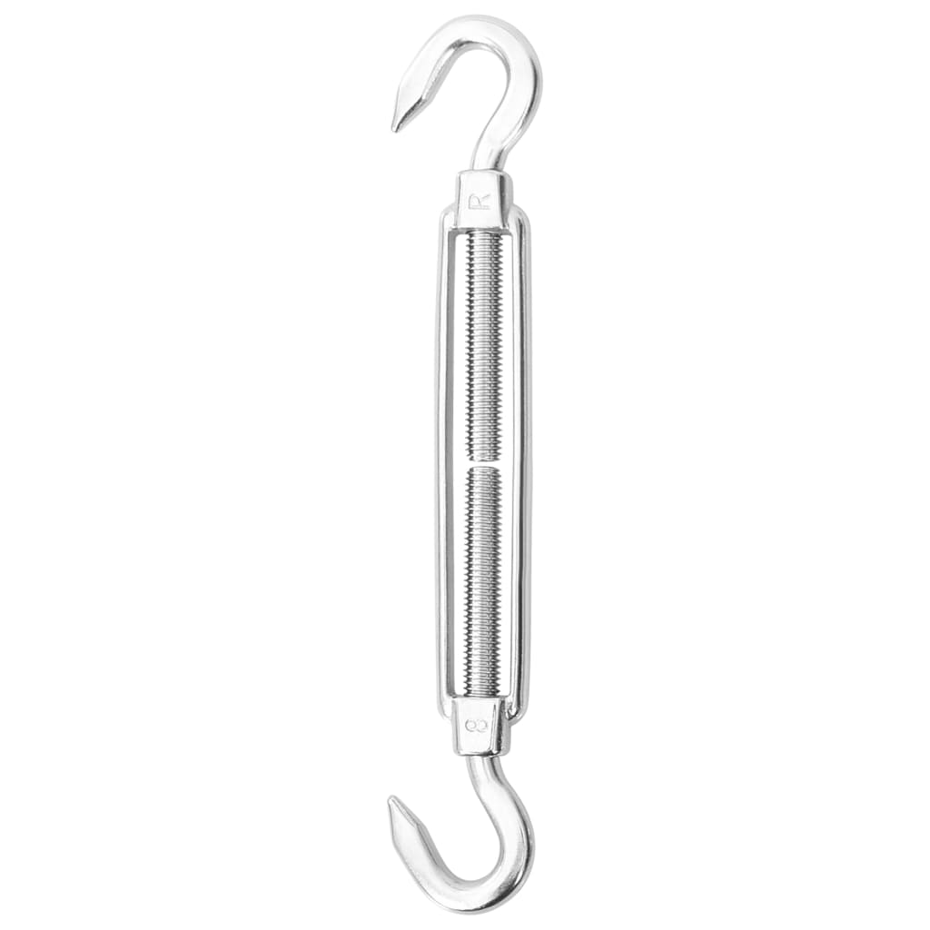 Set Accessori per Vela Parasole 8 pz in Acciaio Inossidabile