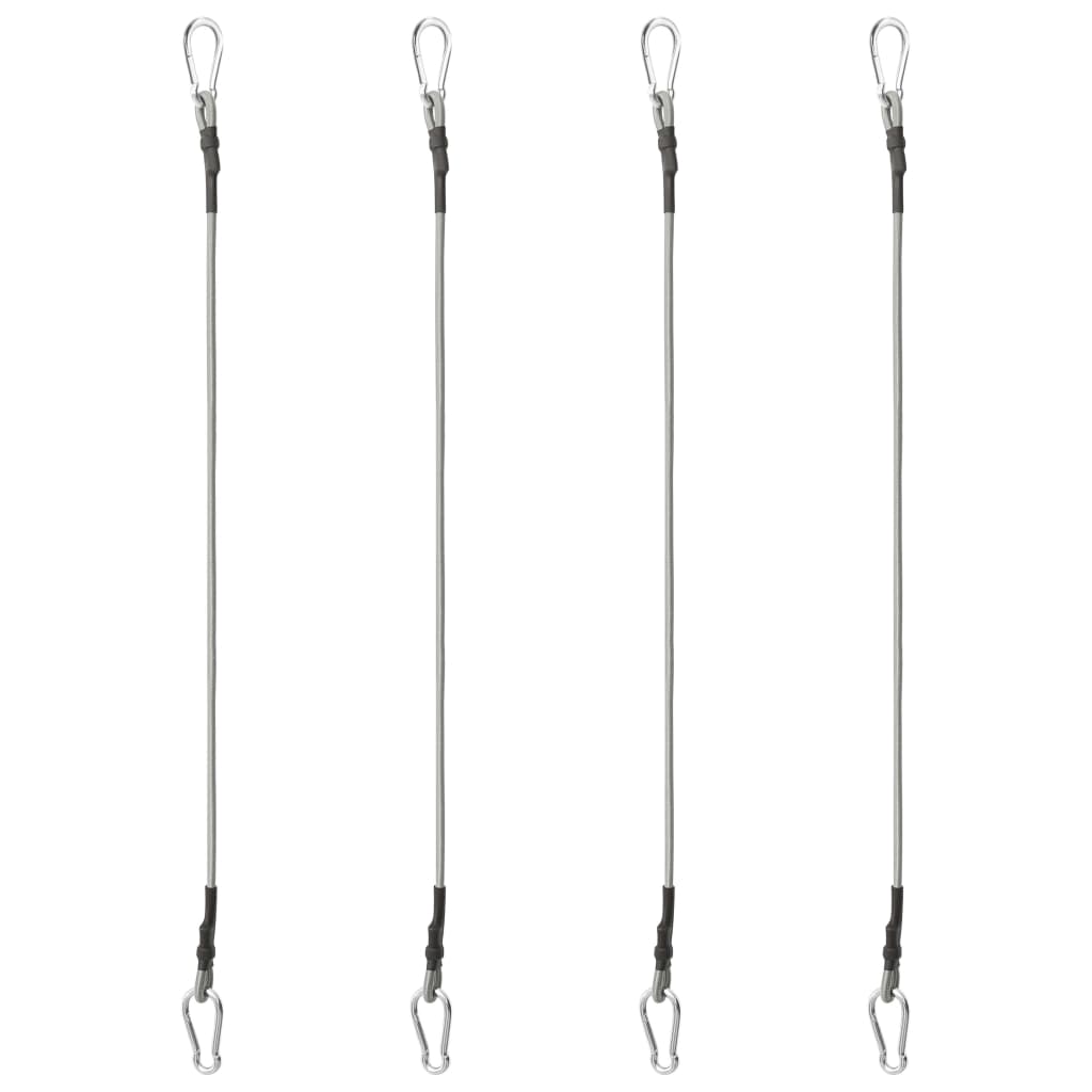 Corde con Moschettone 4 pz Gomma