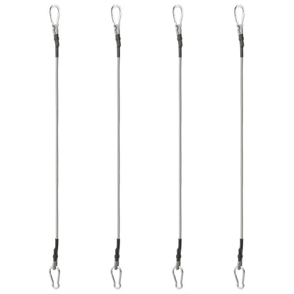 Corde con Moschettone 4 pz Gomma