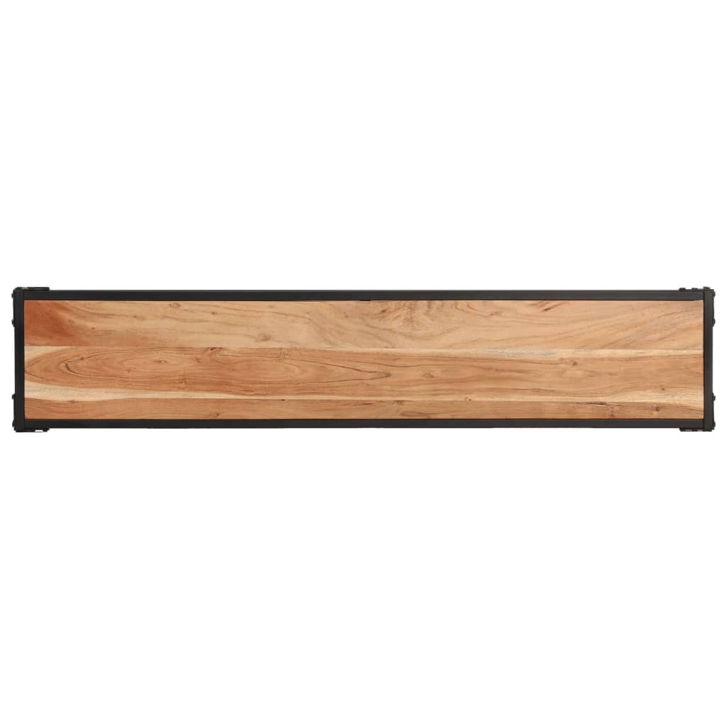 Mobile Porta TV 150x30x40 cm Legno Massello di Acacia