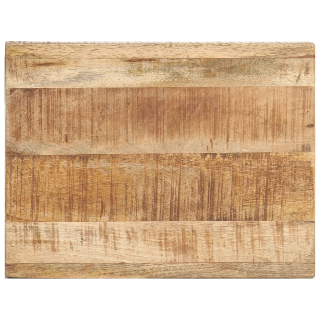 Tavolino 40x30x50 cm in Legno Massello di Mango Grezzo
