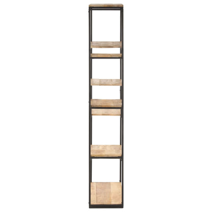 Libreria 80x30x180 cm in Legno di Mango Grezzo