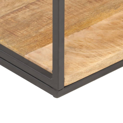 Libreria 80x30x180 cm in Legno di Mango Grezzo