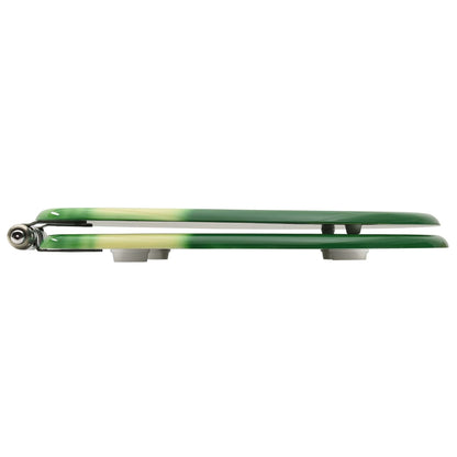 Tavolette WC Chiusura Ammortizzata 2pz MDF Verde Goccia d'Acqua