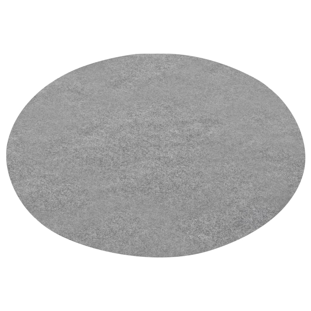 Erba Artificiale con Tacchetti D. 130 cm Grigio Rotondo
