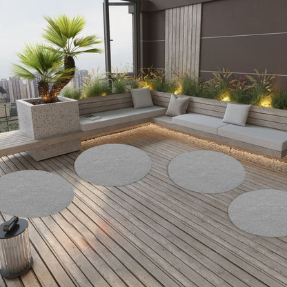 Erba Artificiale con Tacchetti D. 130 cm Grigio Rotondo