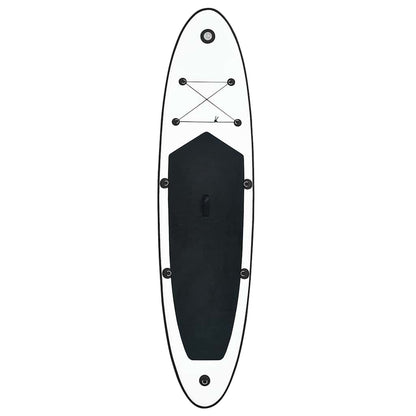 Set Tavola da SUP Gonfiabile Nero e Bianco