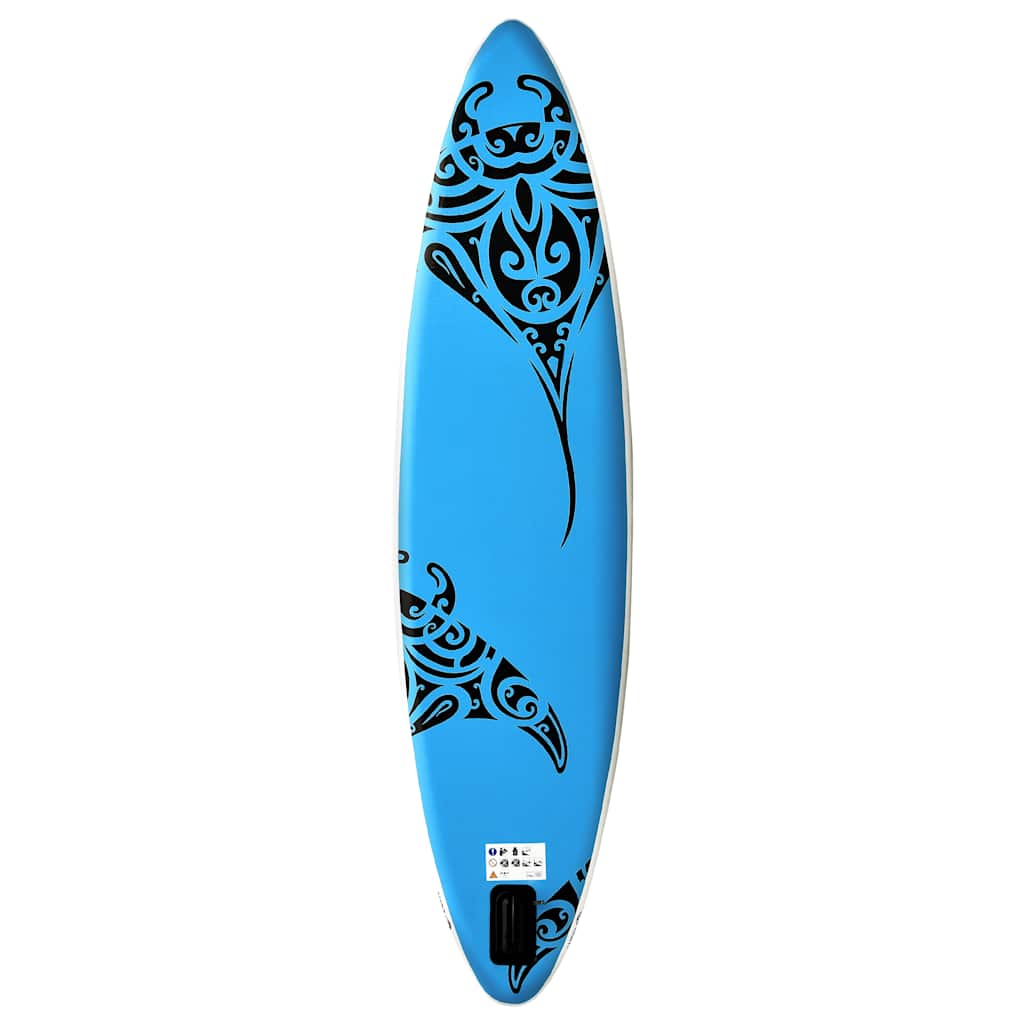 Set Tavola Gonfiabile da SUP 366x76x15 cm Blu