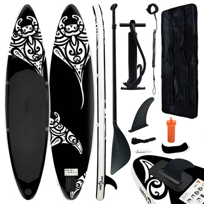 Set Tavola Gonfiabile da SUP 305x76x15 cm Nera