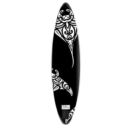 Set Tavola Gonfiabile da SUP 320x76x15 cm Nera