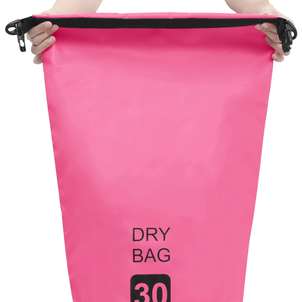 Borsa Impermeabile Rosa 30 L in PVC