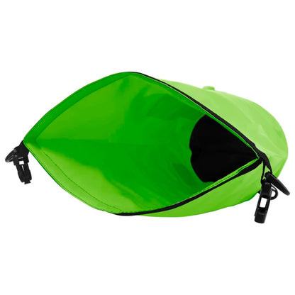 Borsa Impermeabile Verde 15 L in PVC