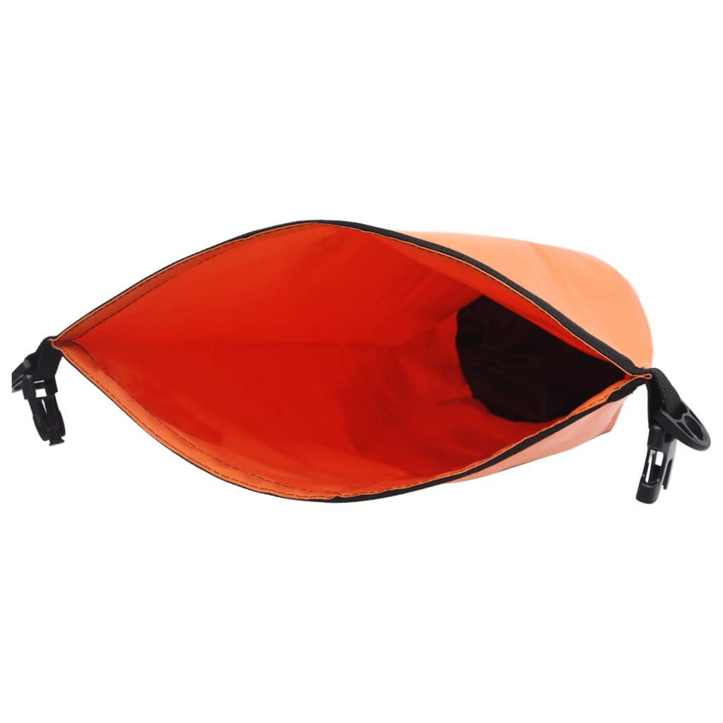 Borsa Impermeabile con Cerniera Arancione 30 L in PVC