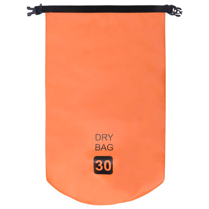 Borsa Impermeabile Arancione 30 L in PVC