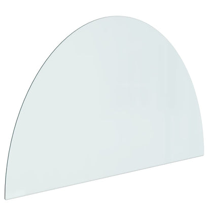Lastra in Vetro per Caminetto Semicircolare 1000x600 mm