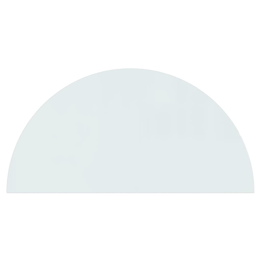 Lastra in Vetro per Caminetto Semicircolare 1200x600 mm