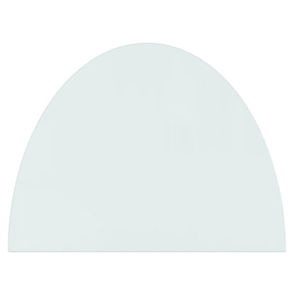 Lastra in Vetro per Caminetto Semicircolare 800x600 mm