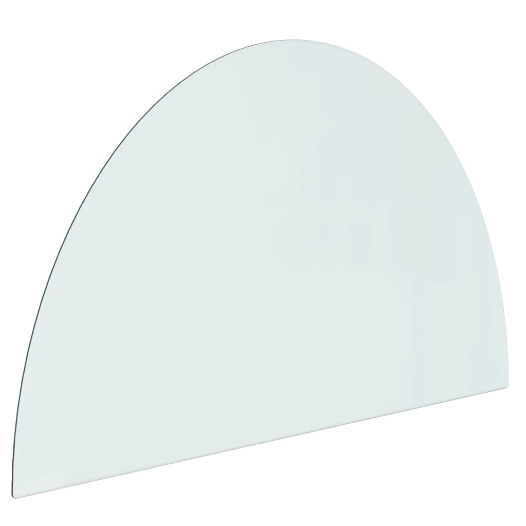 Lastra in Vetro per Caminetto Semicircolare 1000x600 mm