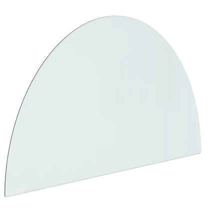 Lastra in Vetro per Caminetto Semicircolare 1000x600 mm