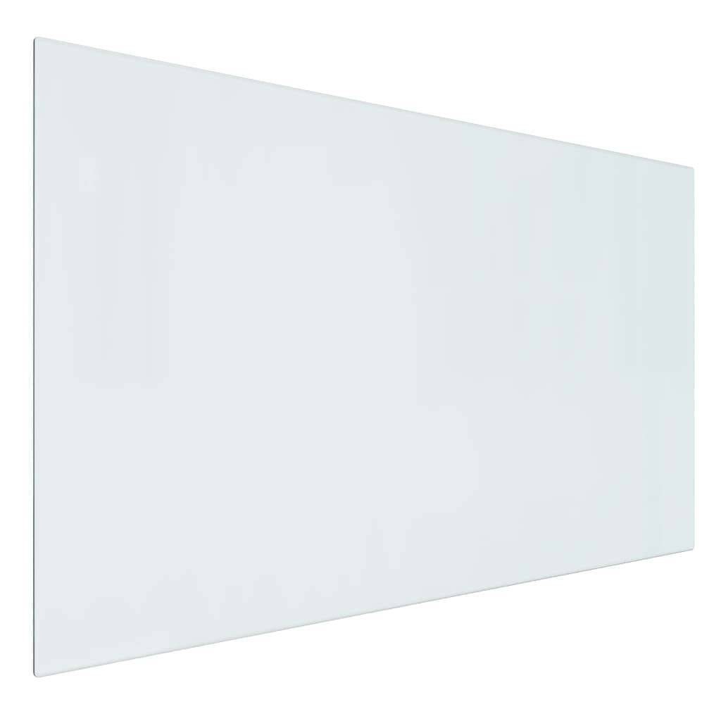 Lastra in Vetro per Caminetto Rettangolare 100x60 cm