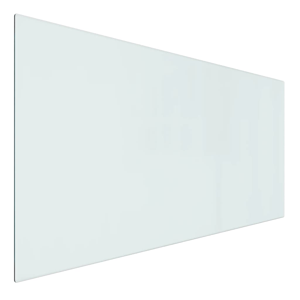 Lastra in Vetro per Caminetto Rettangolare 100x50 cm