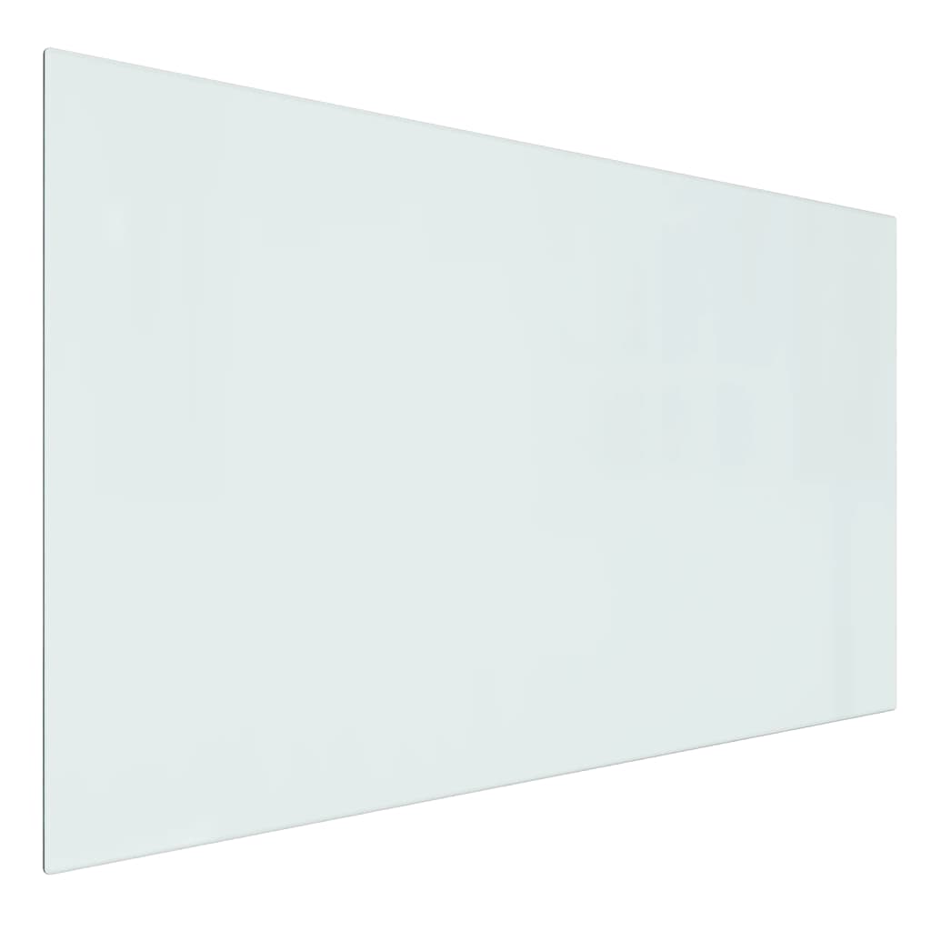 Lastra in Vetro per Caminetto Rettangolare 100x60 cm