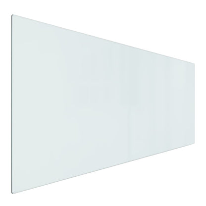 Lastra in Vetro per Caminetto Rettangolare 120x50 cm