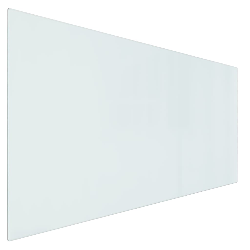Lastra in Vetro per Caminetto Rettangolare 120x60 cm