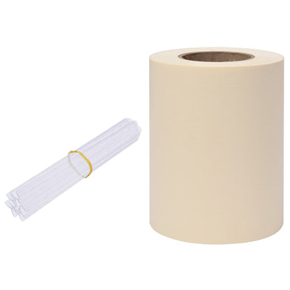 Recinzione Frangivento da Giardino PVC 35x0,19 m Crema