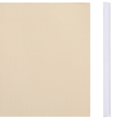 Recinzione Frangivento da Giardino PVC 35x0,19 m Crema