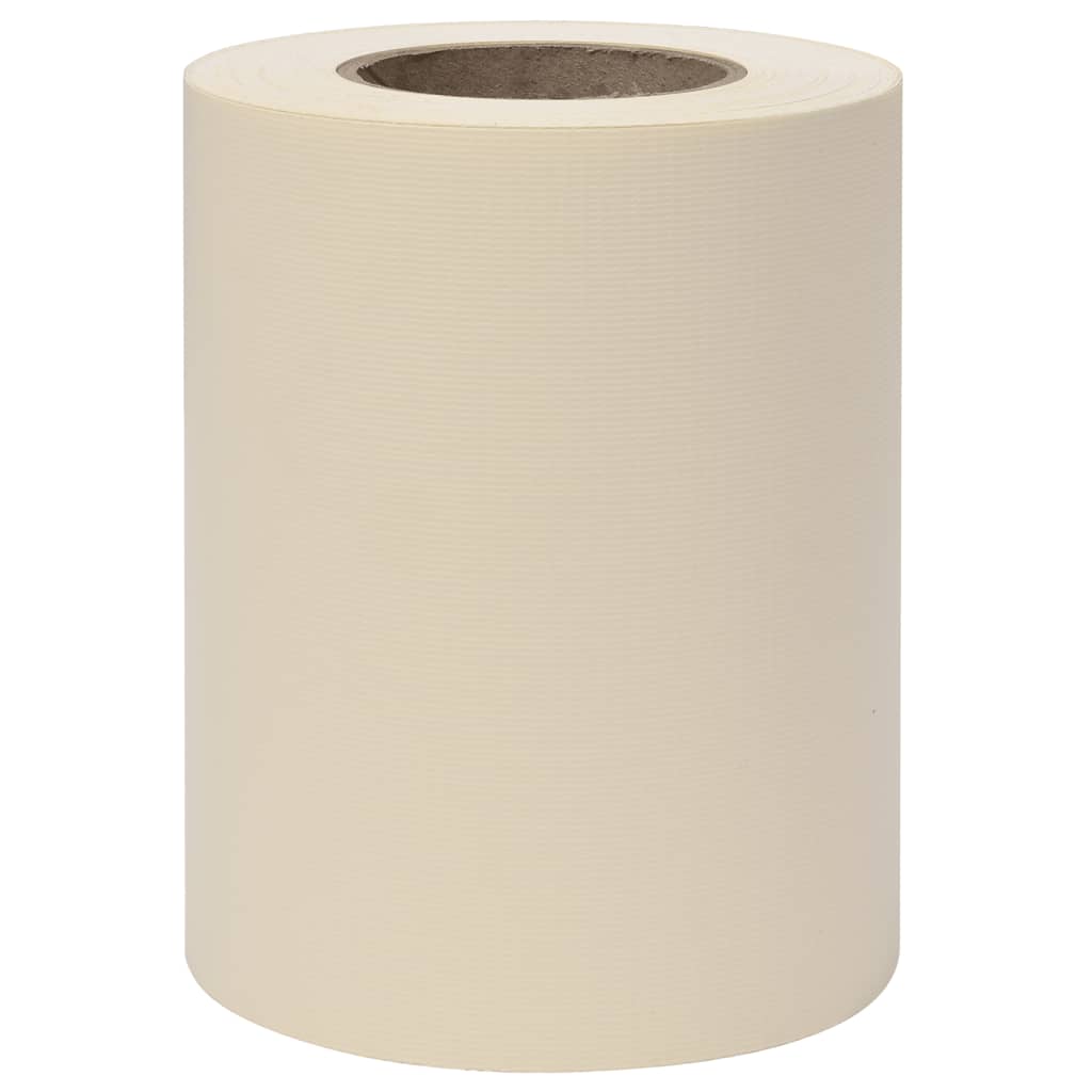 Recinzione Frangivento da Giardino PVC 70x0,19 m Crema