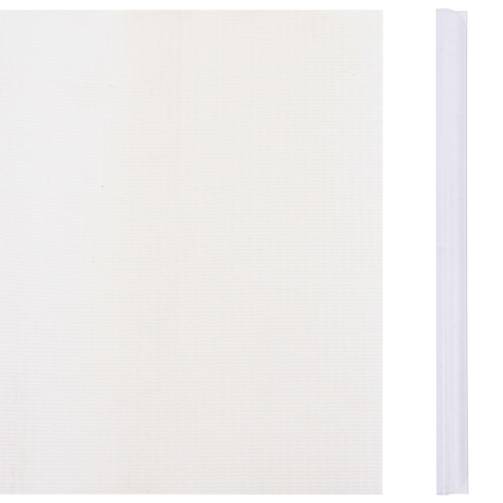 Recinzione Frangivento da Giardino PVC 35x0,19 m Bianco