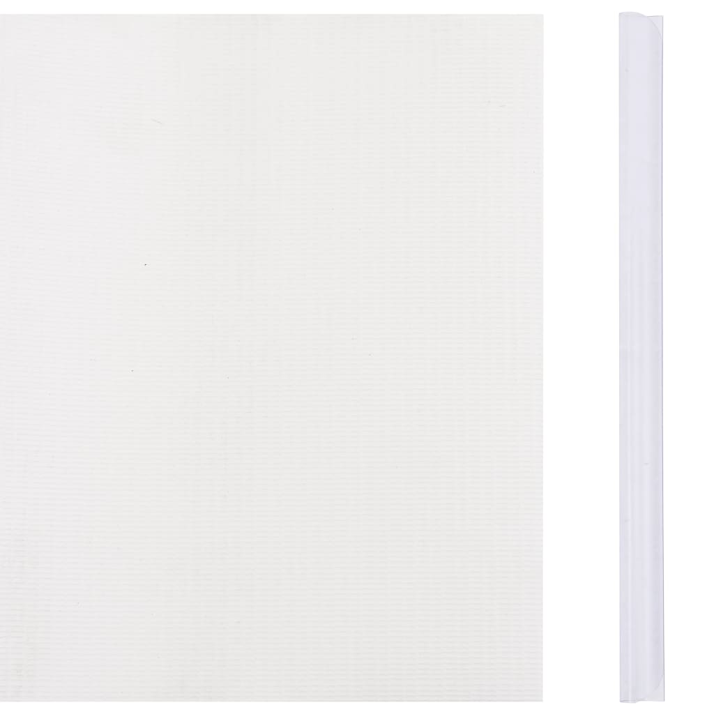Recinzione Frangivento da Giardino PVC 70x0,19 m Bianco