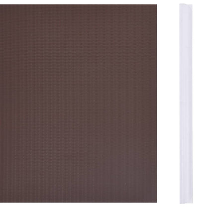 Recinzione Frangivento da Giardino PVC 70x0,19 m Marrone