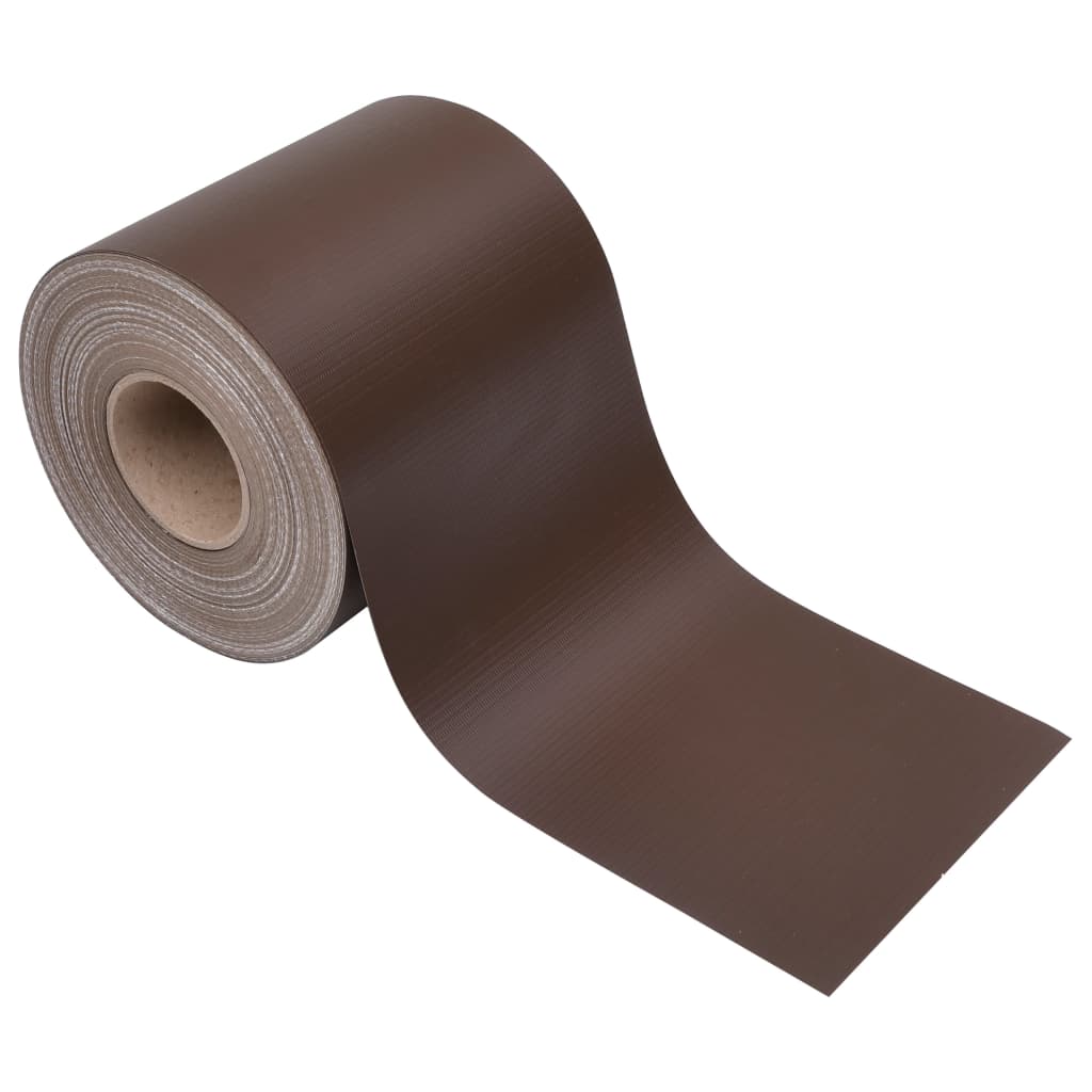 Recinzione Frangivento da Giardino PVC 70x0,19 m Marrone