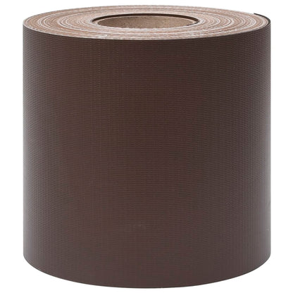 Recinzione Frangivento 4 pz in PVC 35x0,19m Marrone