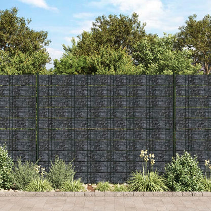 Recinzione Frangivento da Giardino PVC 70x0,19 m Grigio
