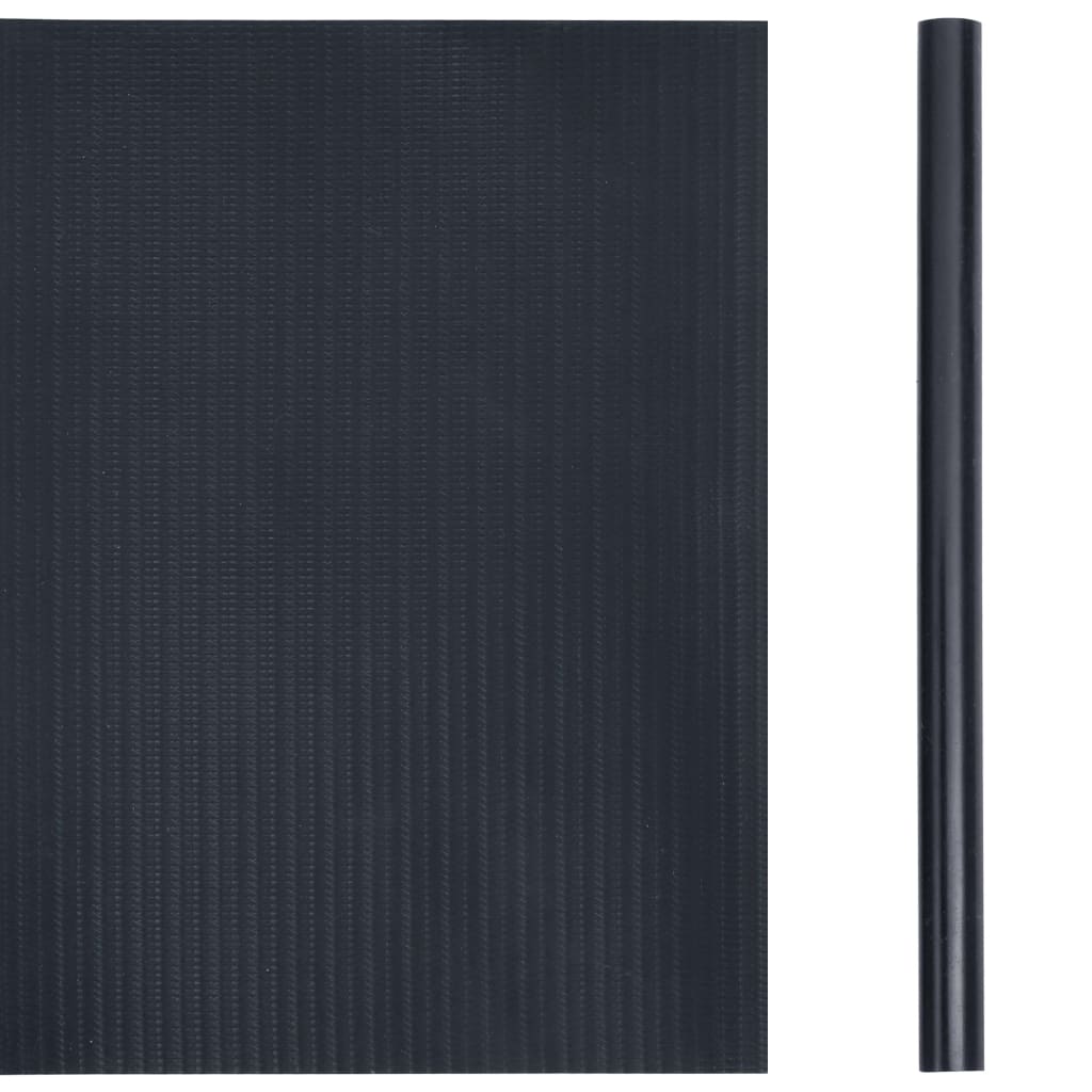 Recinzione Frangivento 4 pz in PVC 35x0,19m Grigio Scuro Opaco