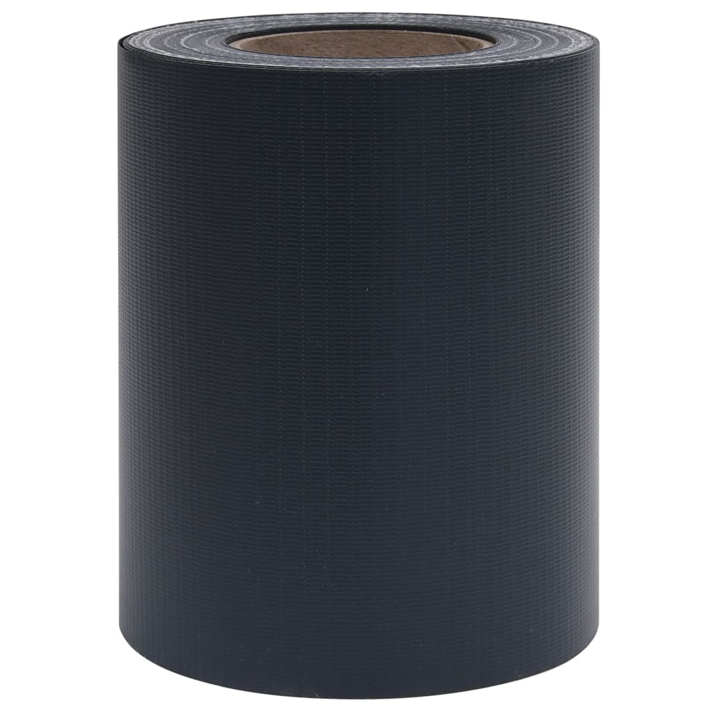 Recinzione Frangivento 4 pz in PVC 35x0,19m Grigio Scuro Opaco