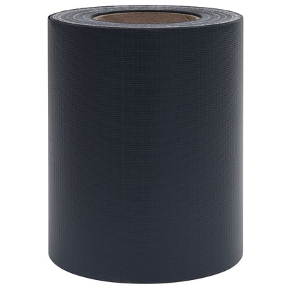 Recinzione Frangivento 4 pz in PVC 35x0,19m Grigio Scuro Opaco